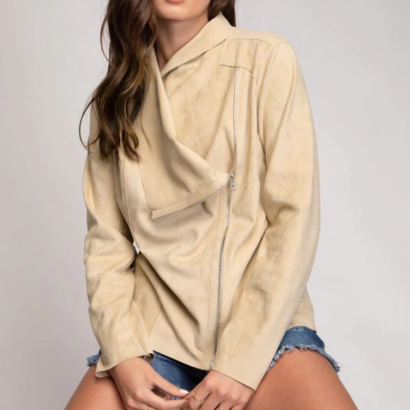 Naked Zebra Oversized Zipper Front Jacket - Picture 2 of 10